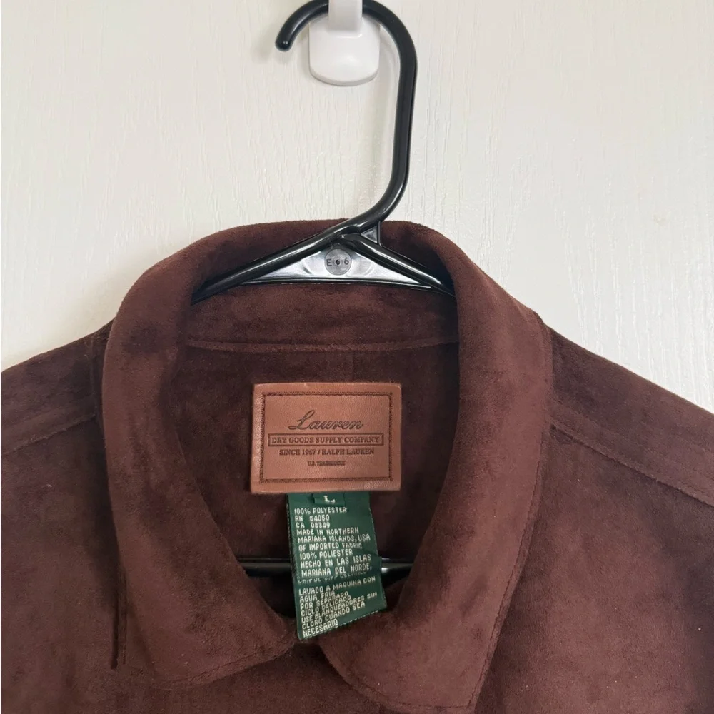 Lauren Ralph Lauren Vintage Brown Suede Jacket - Picture 5 of 5
